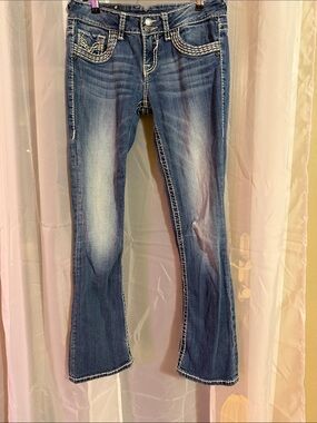 Vigoss Women’s Blue Faded Bootcut Jeans, Sz 5/6